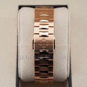 Patek Philippe Nautilus Travel Time Chronograph Rose Gold Blue Dial