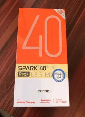 New Tecno Spark 40 Pro+ 256 GB Black