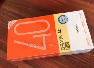 New Tecno Spark 40 Pro+ 256 GB Black