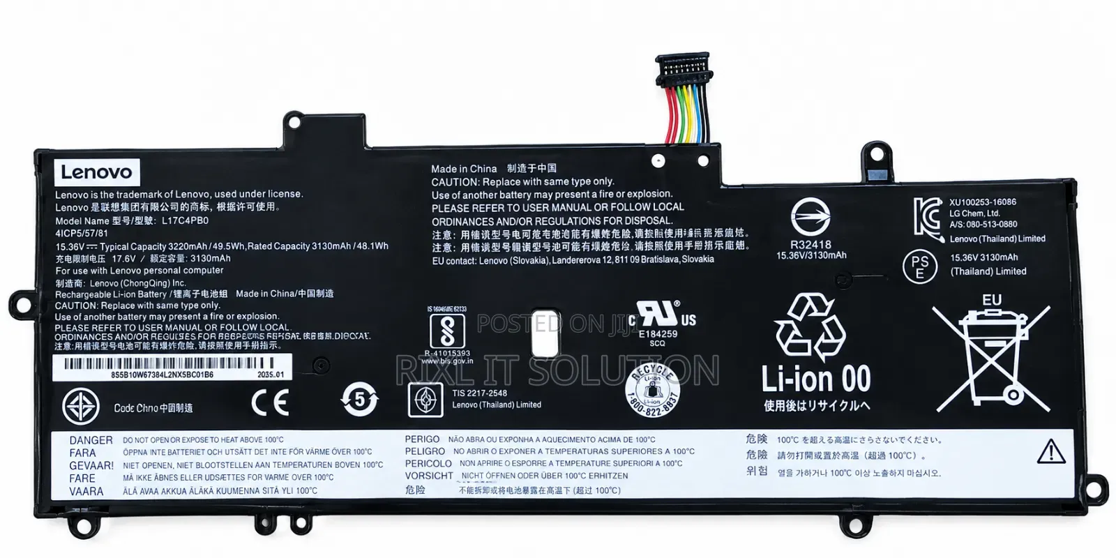 Original Lenovo X1 Carbon 7th/8th Gen 51Wh Laptop Battery 118C4P71 OEM