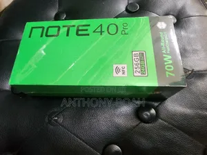 New Infinix Note 40 Pro 5G 256 GB Black