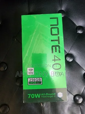 New Infinix Note 40 Pro 5G 256 GB Black