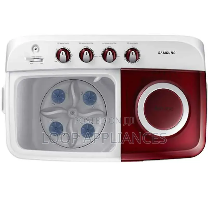 New - Samsung 9Kg Twin Top Semi Auto Washing Machine WT90H3230MG