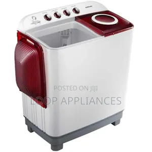 New - Samsung 12Kg Twin Top Semi Auto Washing Machine - WT12J4200MR