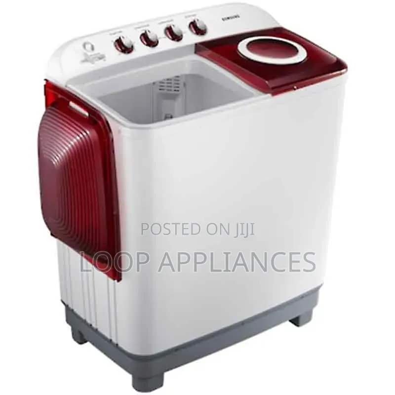 New - Samsung 12Kg Twin Top Semi Auto Washing Machine - WT12J4200MR