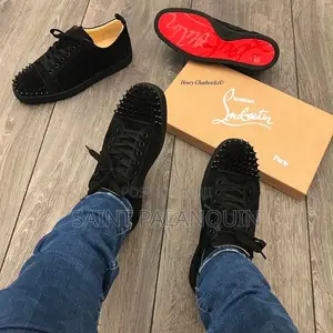 These Are the Christian Louboutin Louis Junior Spikes in Black