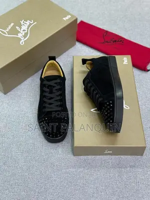These Are the Christian Louboutin Louis Junior Spikes in Black