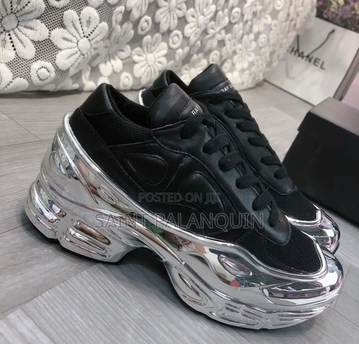 Raf Simons X Adidas Ozweego 'Mirrored - Black'