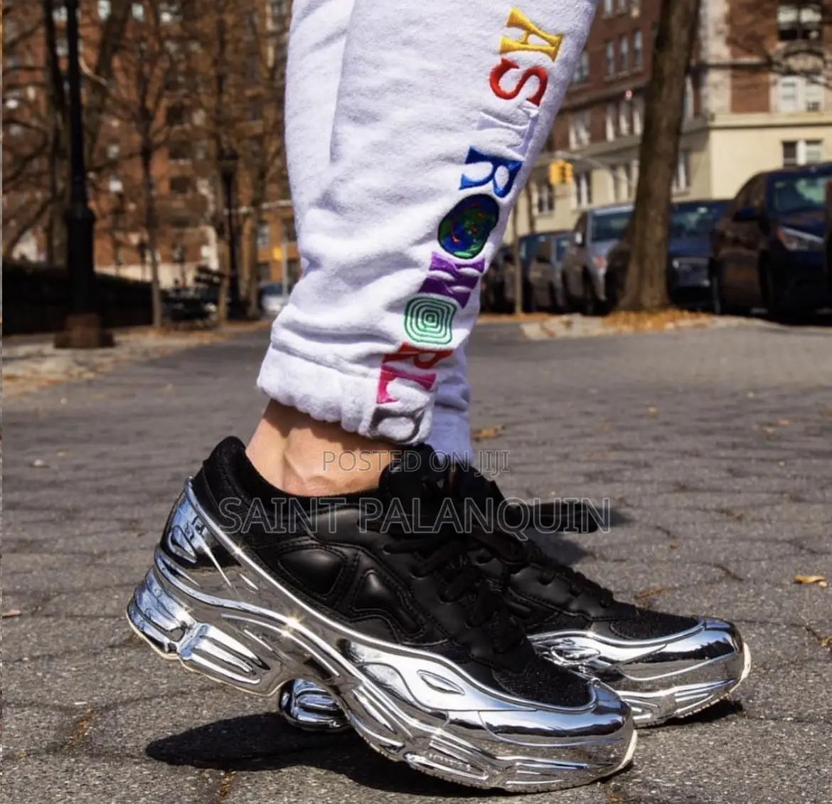 Raf Simons X Adidas Ozweego 'Mirrored - Black'