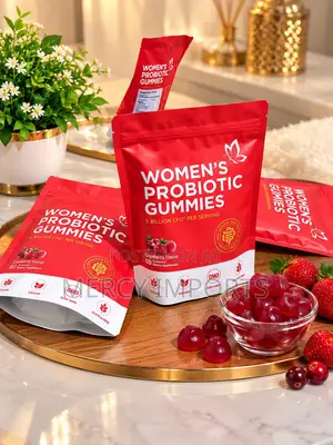 Women’s Probiotic Gummies – Cranberry Flavor | 60 Gummies