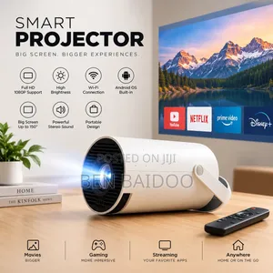 Ultra HD Smart Projector (Android Built-in OS)