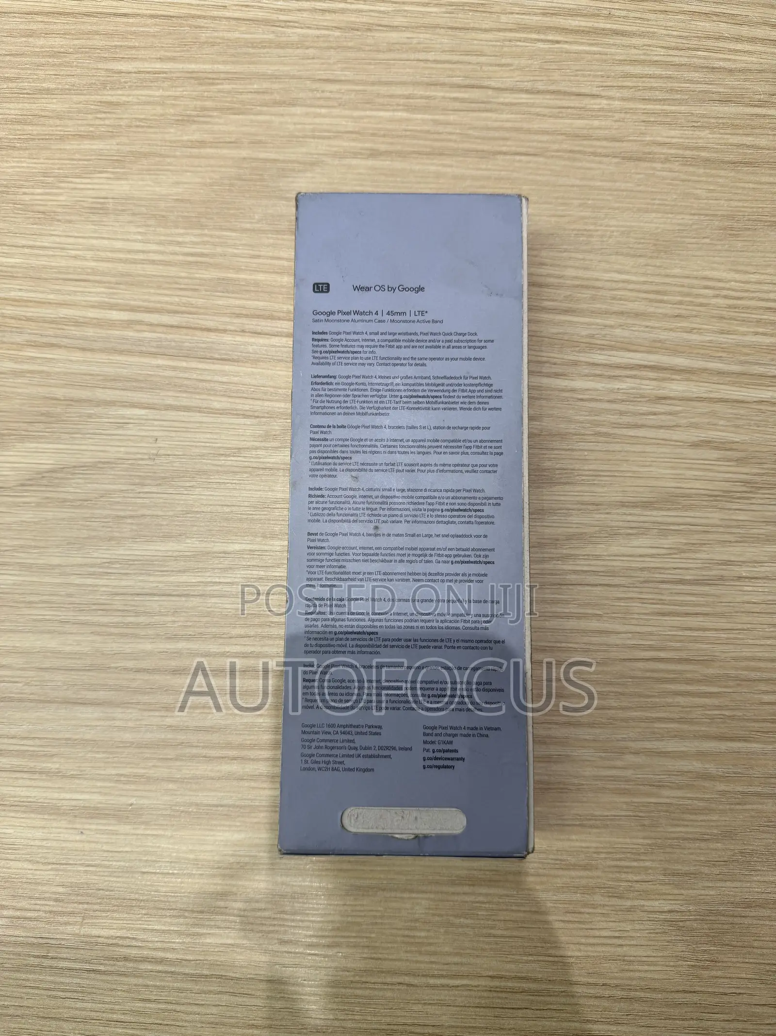 Google Pixel Watch 4 45MM LTE