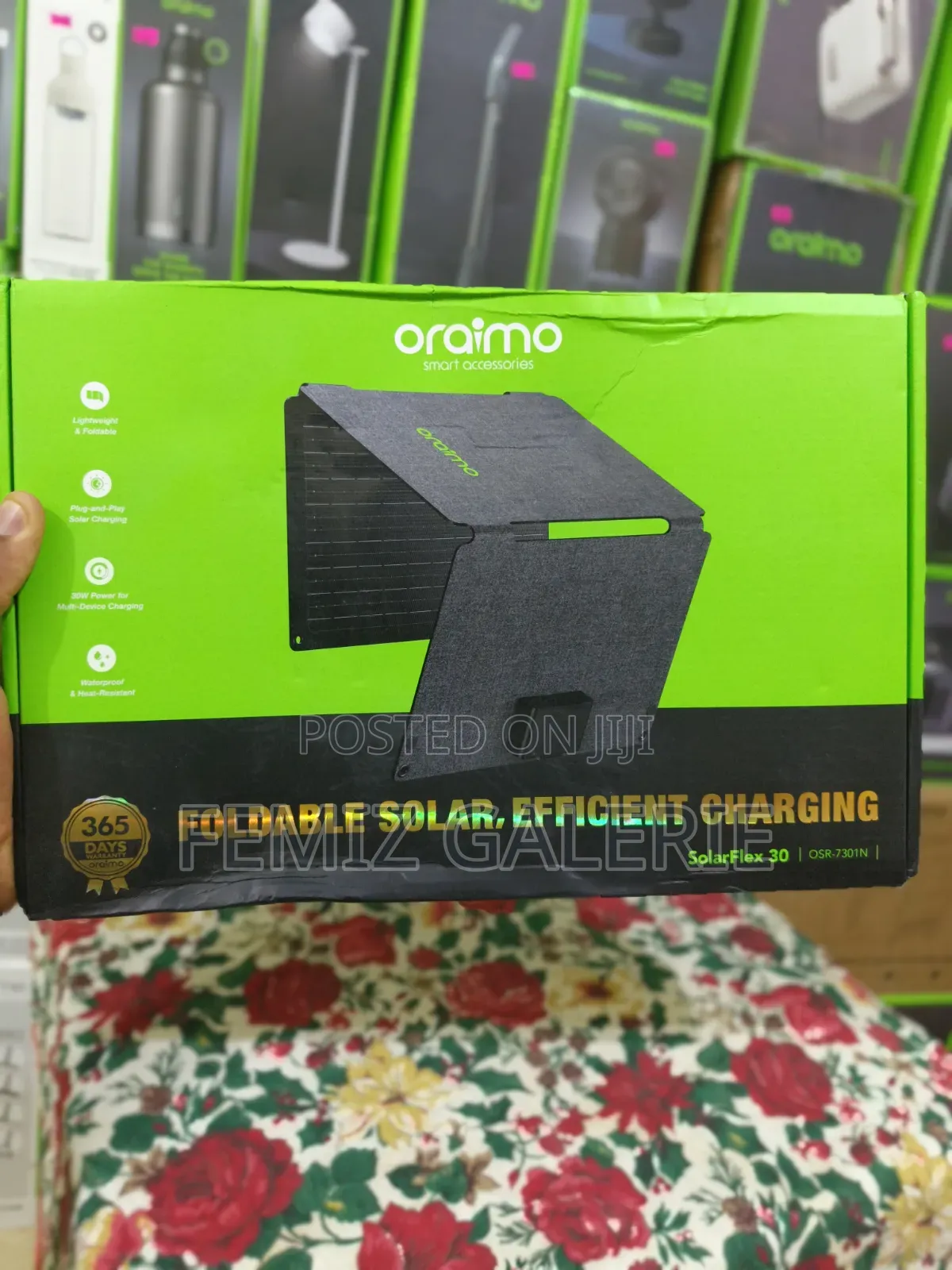Oraimo Solarflex 30 30w Portable Solar Panel