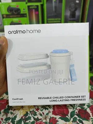 Oraimo CoolFresh Reusable Cooling Iced Fresh Box & Salad Cup Set-3pcs