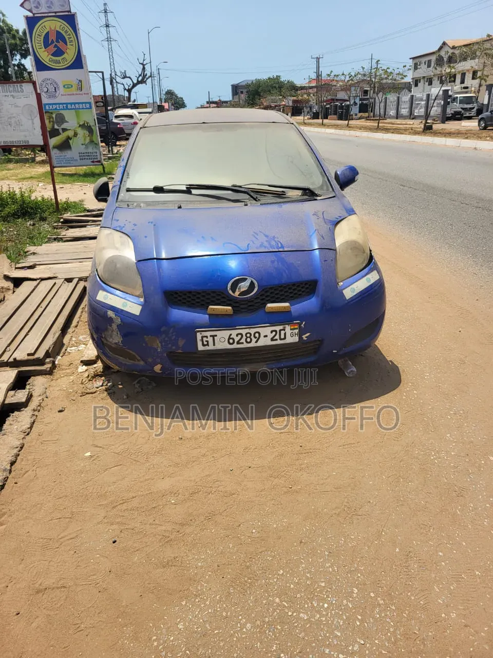 Toyota Vitz 1.3 FWD 3dr 2008 Blue