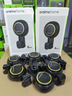 Oraimo Snapmount Easy Install Heavy-Duty Vacuum Suction Cup Hooks-6pcs