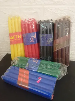Candles ( Full Pack 35ghc) Colour Candles, Red, Black Candle