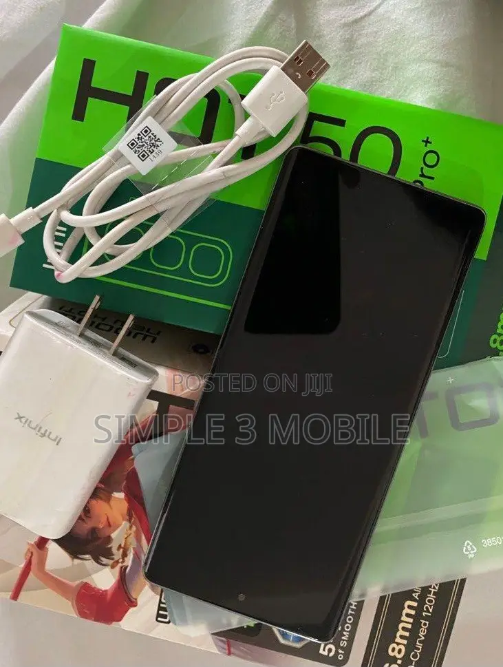 New Infinix Hot 50 Pro+ 4G 256 GB Black