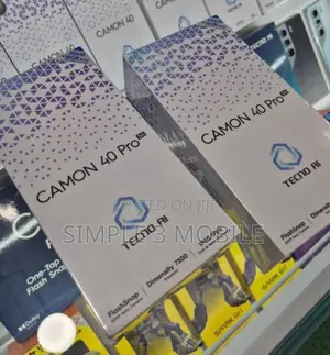 New Tecno Camon 40 Pro 5G 256 GB Black