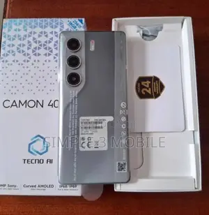 New Tecno Camon 40 Pro 5G 256 GB Black