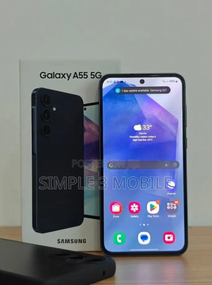 New Samsung Galaxy A55 256 GB Black