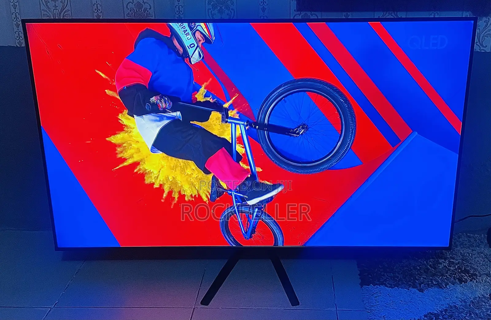 UK Used Samsung QLED AirSlim Digital Satellite 4K UHD HDR 55inch