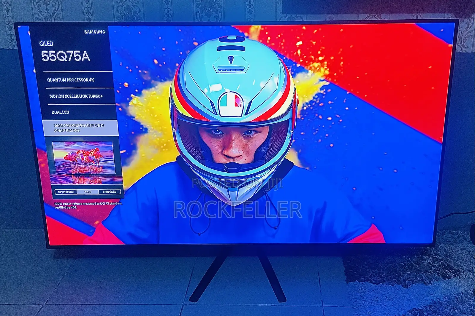 UK Used Samsung QLED AirSlim Digital Satellite 4K UHD HDR 55inch