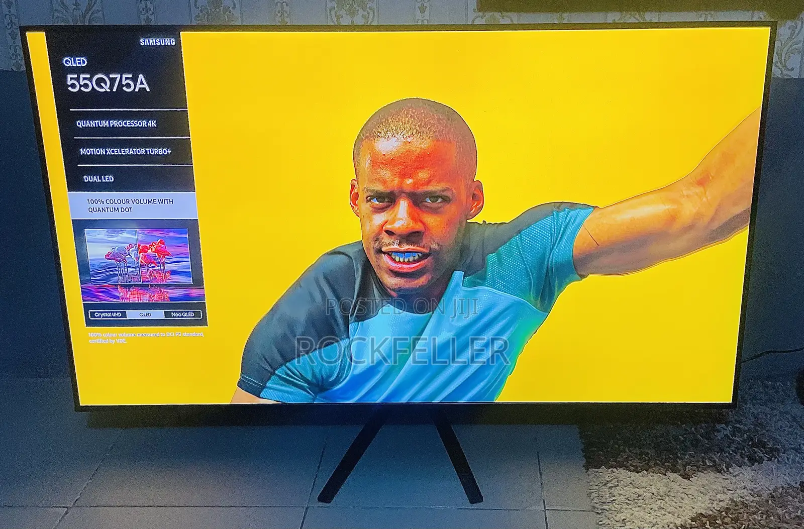 UK Used Samsung QLED AirSlim Digital Satellite 4K UHD HDR 55inch