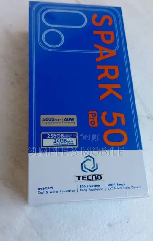 New Tecno Spark 50 Pro 256 GB Blue
