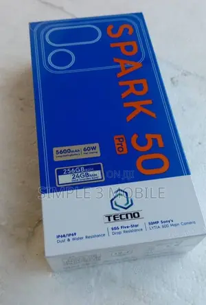 New Tecno Spark 50 Pro 256 GB Blue