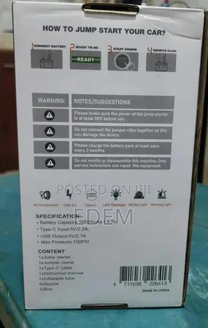 Car Jump Starter