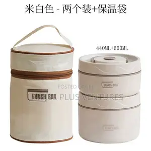 2 in 1 Bento Lunch Box With Lunch Bag
