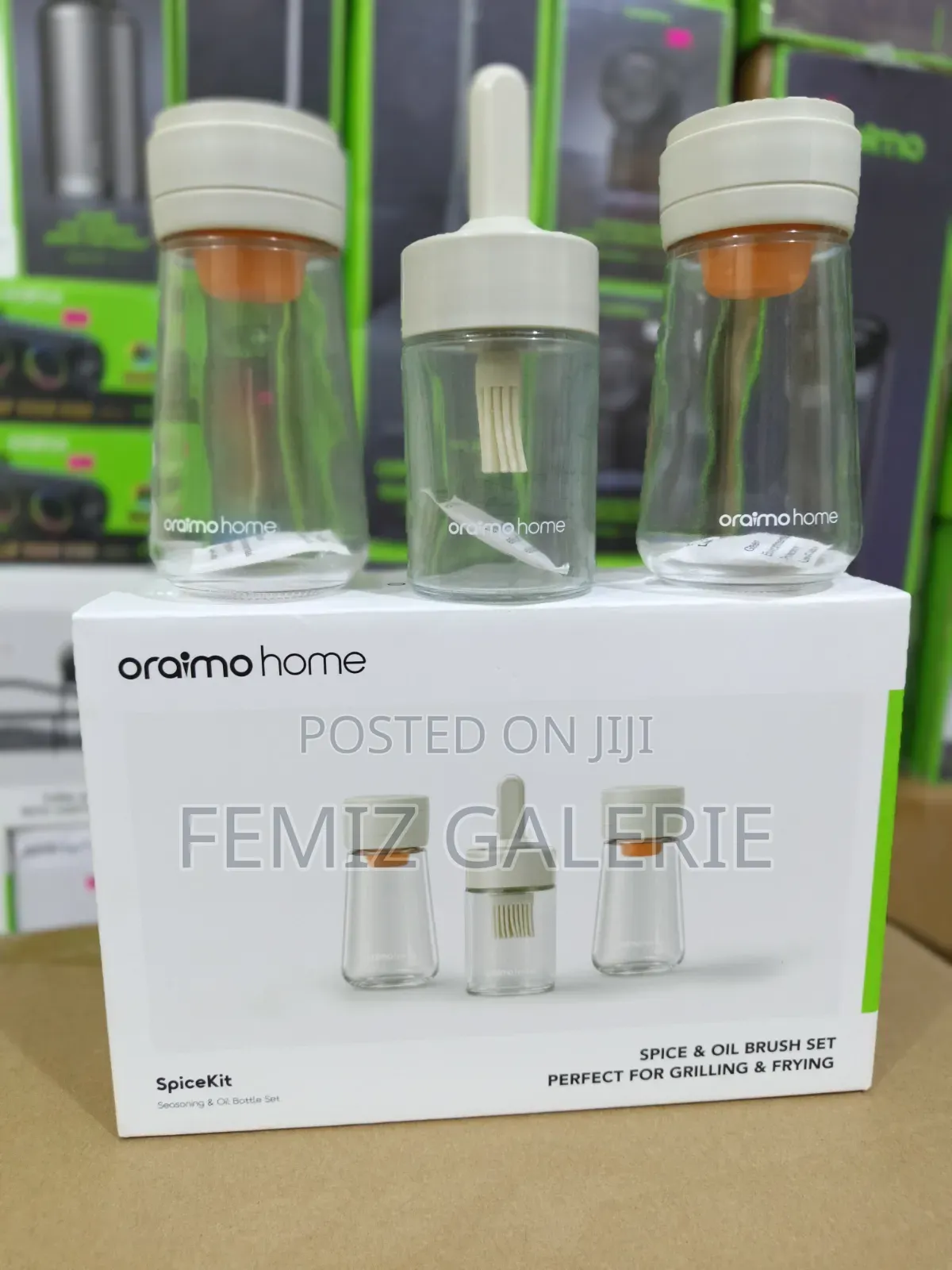 Oraimo SpiceKit Smooth Versatile Seasoning & Oil Bottle Set-3pcs