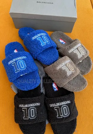 Balenciaga NBA Furry Slides
