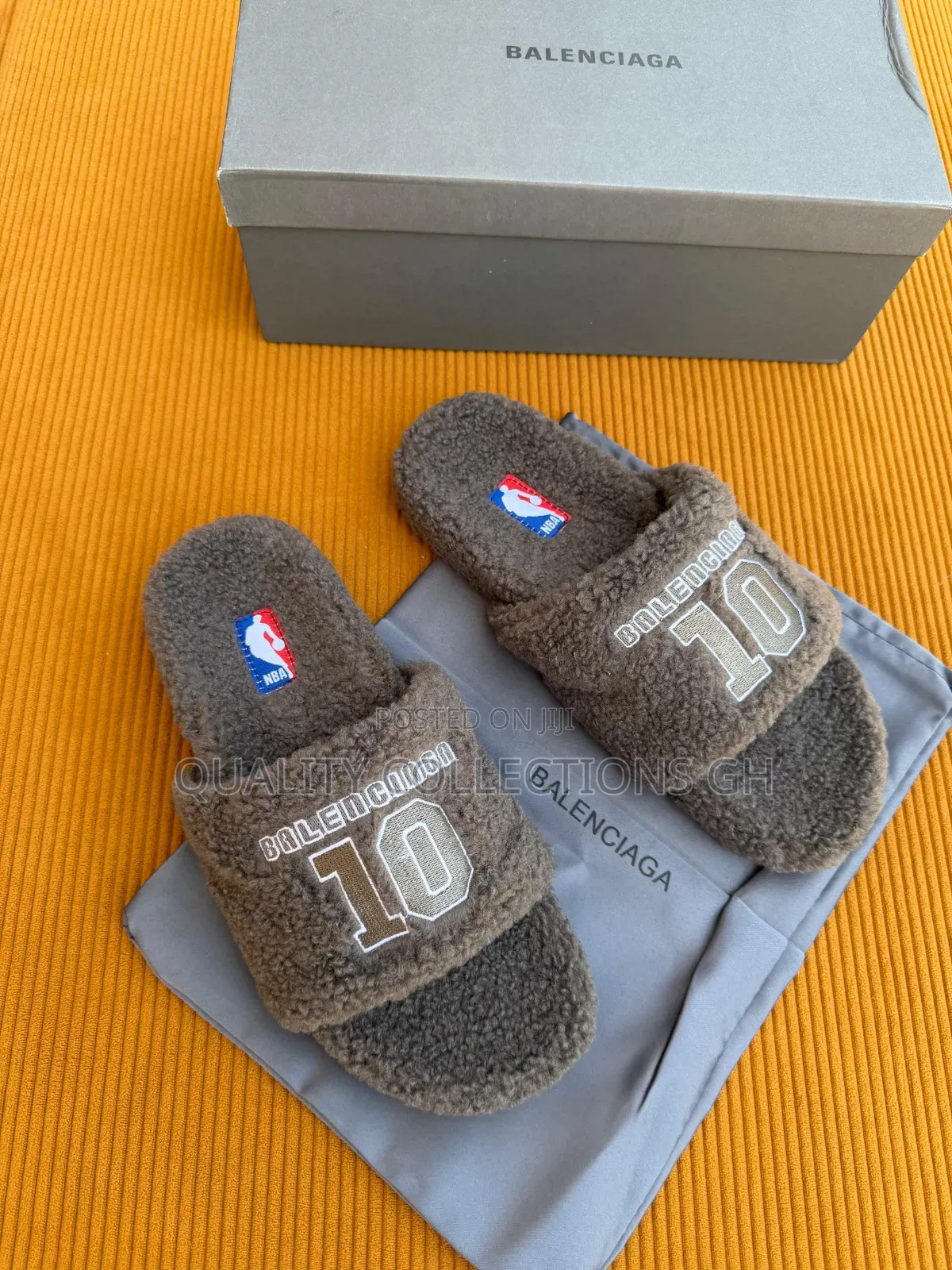 Balenciaga NBA Furry Slides