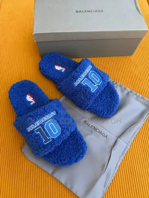 Balenciaga NBA Furry Slides
