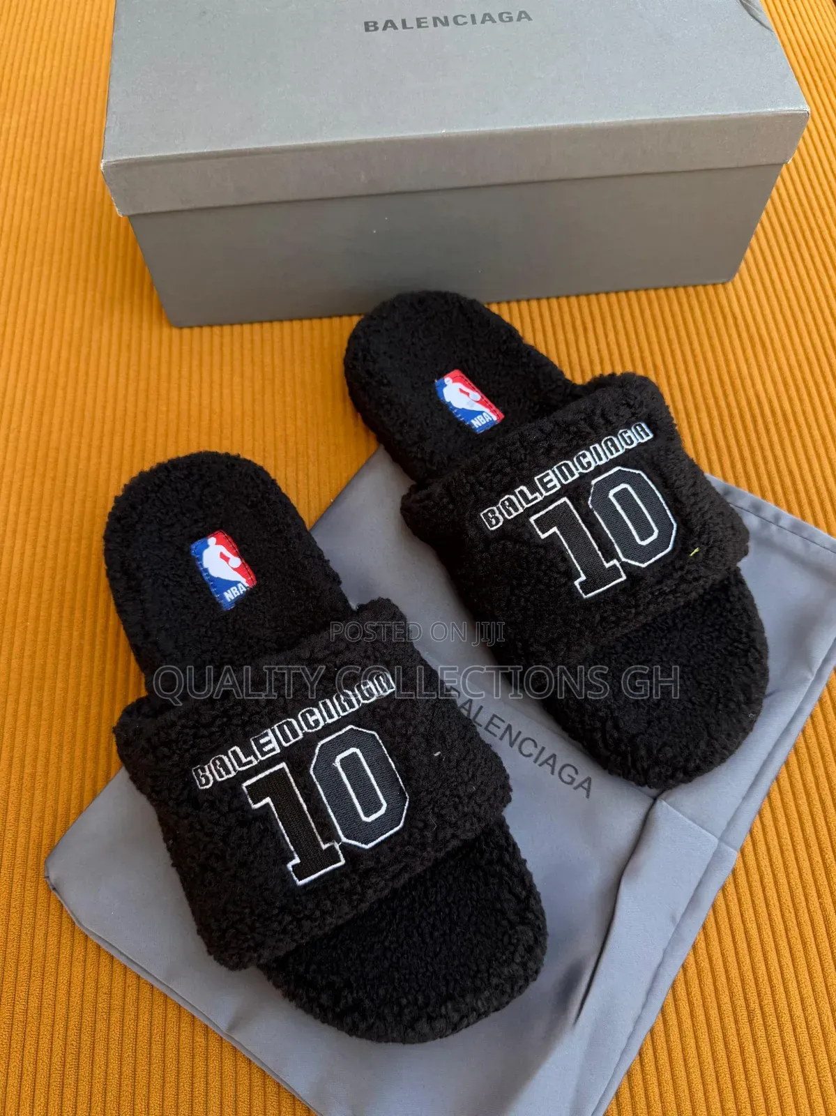Balenciaga NBA Furry Slides