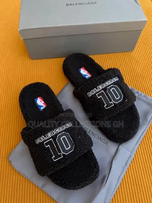 Balenciaga NBA Furry Slides