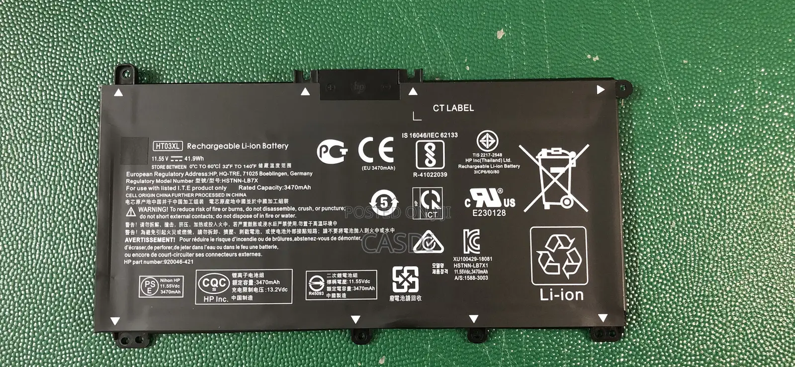 Notebook Battery HP Star 14 15 TPN-Q207 Q208 14-Ce0027TX