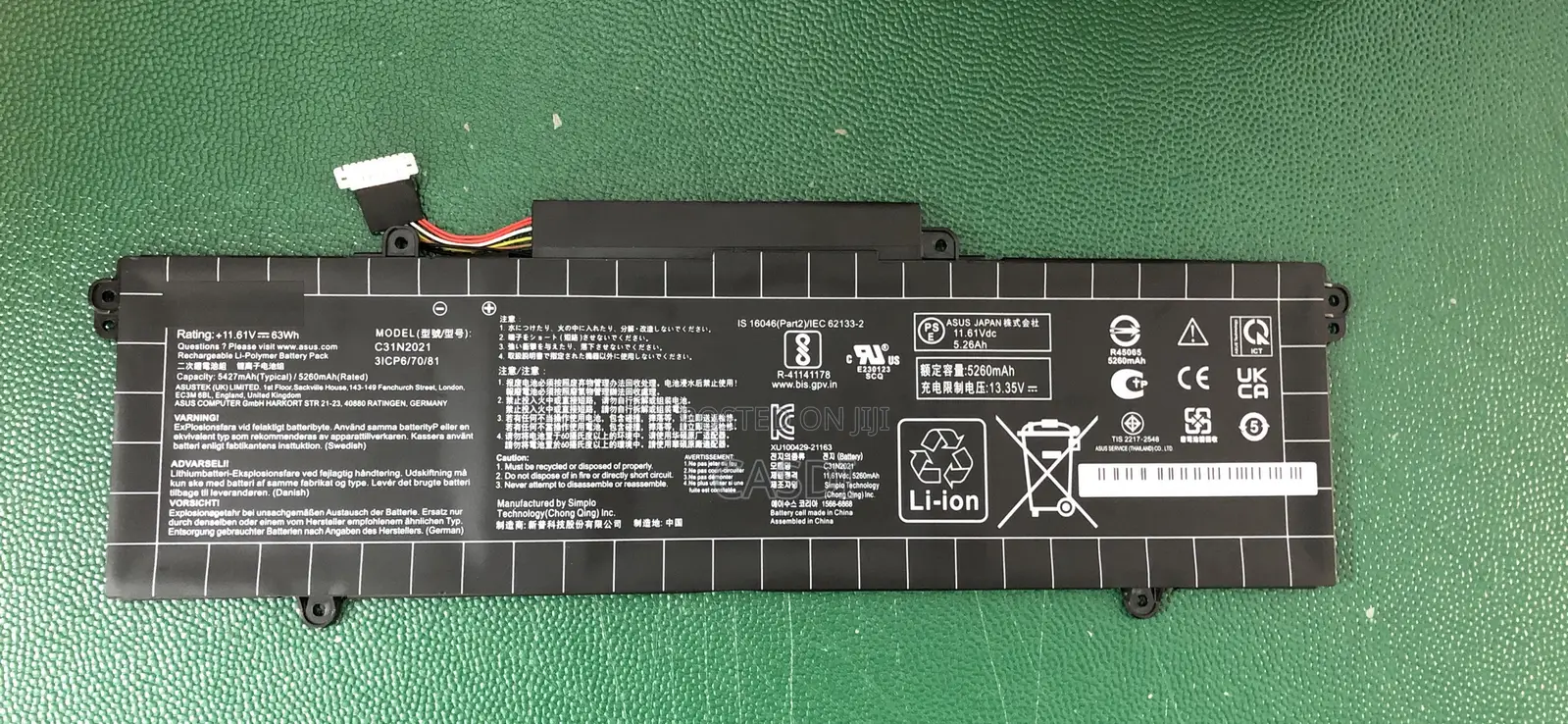 C31n2021 Laptop Battery for ASUS Zenbook 14x Oled Flip Oled Um5401qa