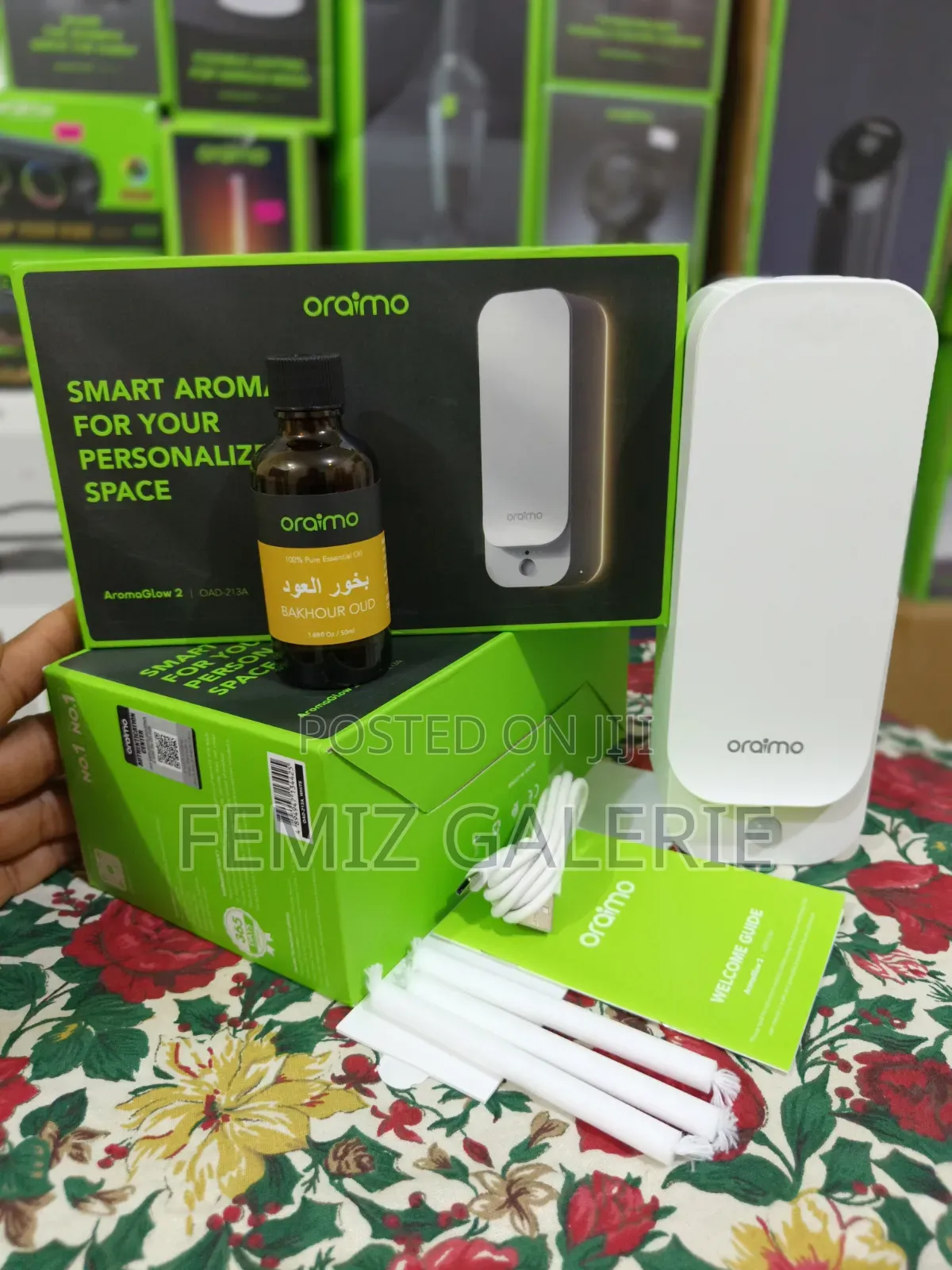 Oraimo AromaGlow 2 Wall-Mount Sensor Night Light Oil Diffuser