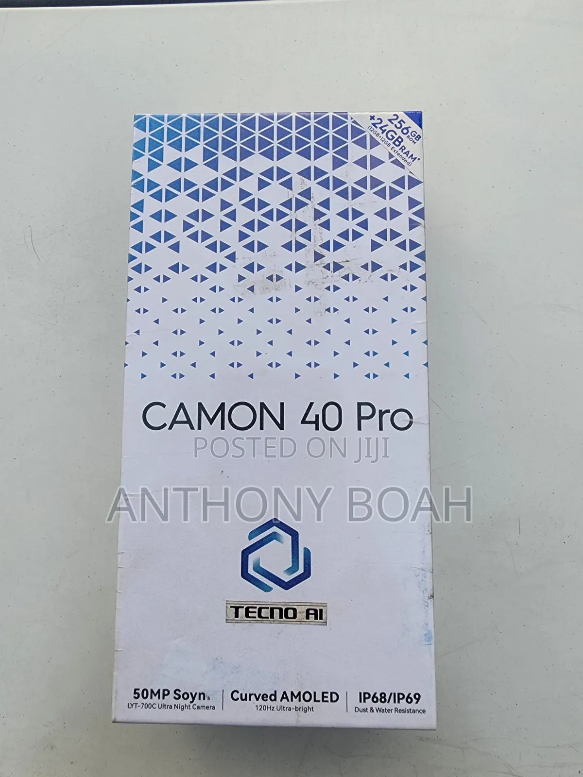 New Tecno Camon 40 Pro 5G 256 GB Black