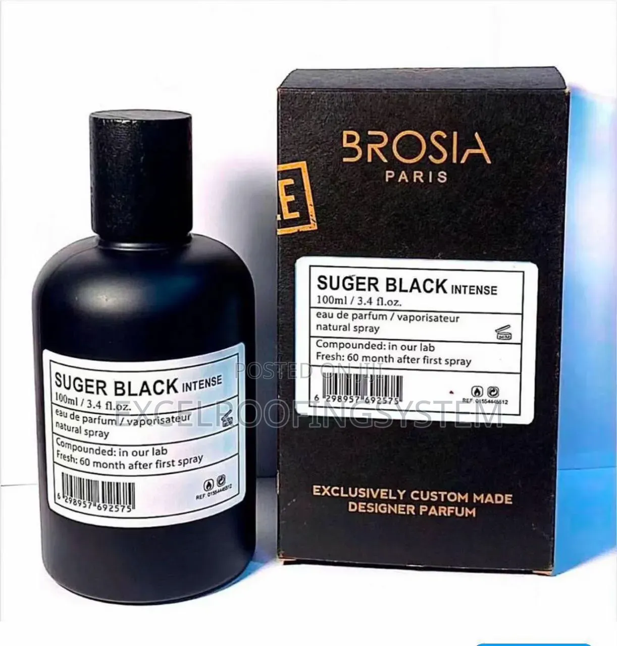 Sugar Black 100ml Intense Brosia