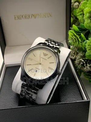 Armani Stainless Steel Watch for Men | Elegant & Stylish Watch