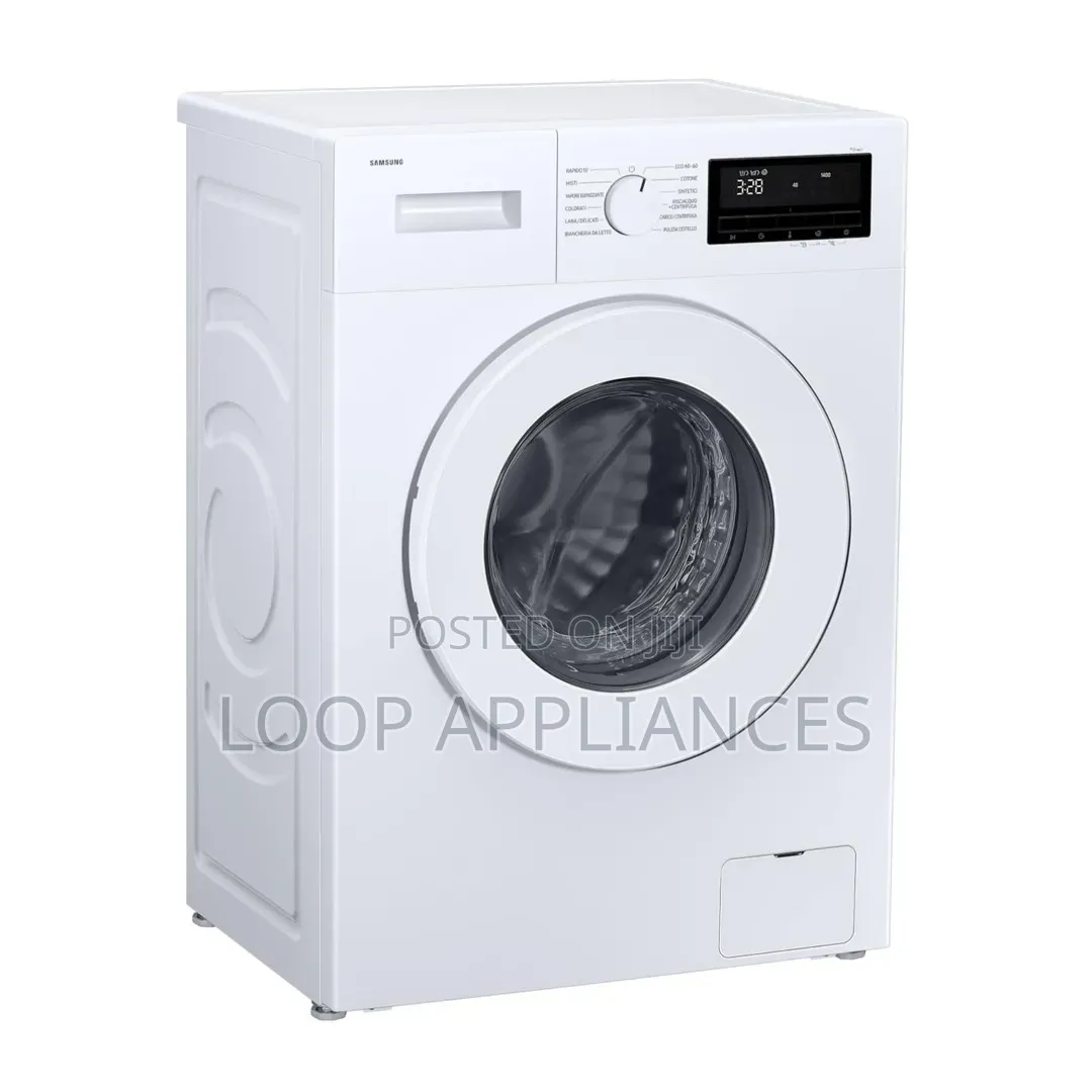 New - 7kg Samsung Front Load Inverter Washing Machine - WW70FG3M05AWNQ