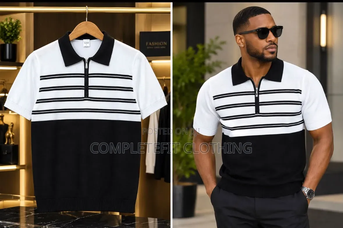 Nice Short Sleeves Knitted Shirts