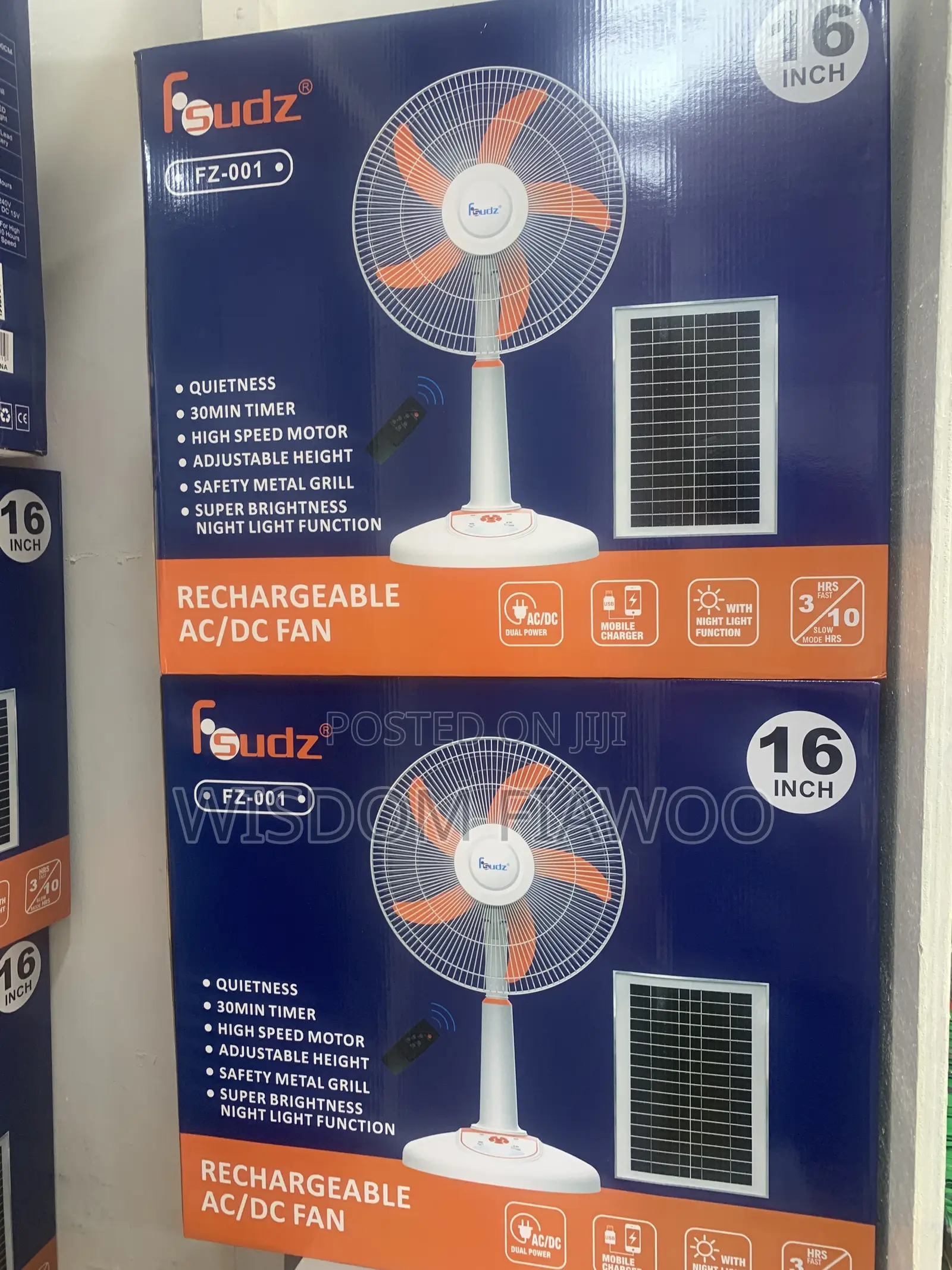 Fsudz Super Rechargeable Fan