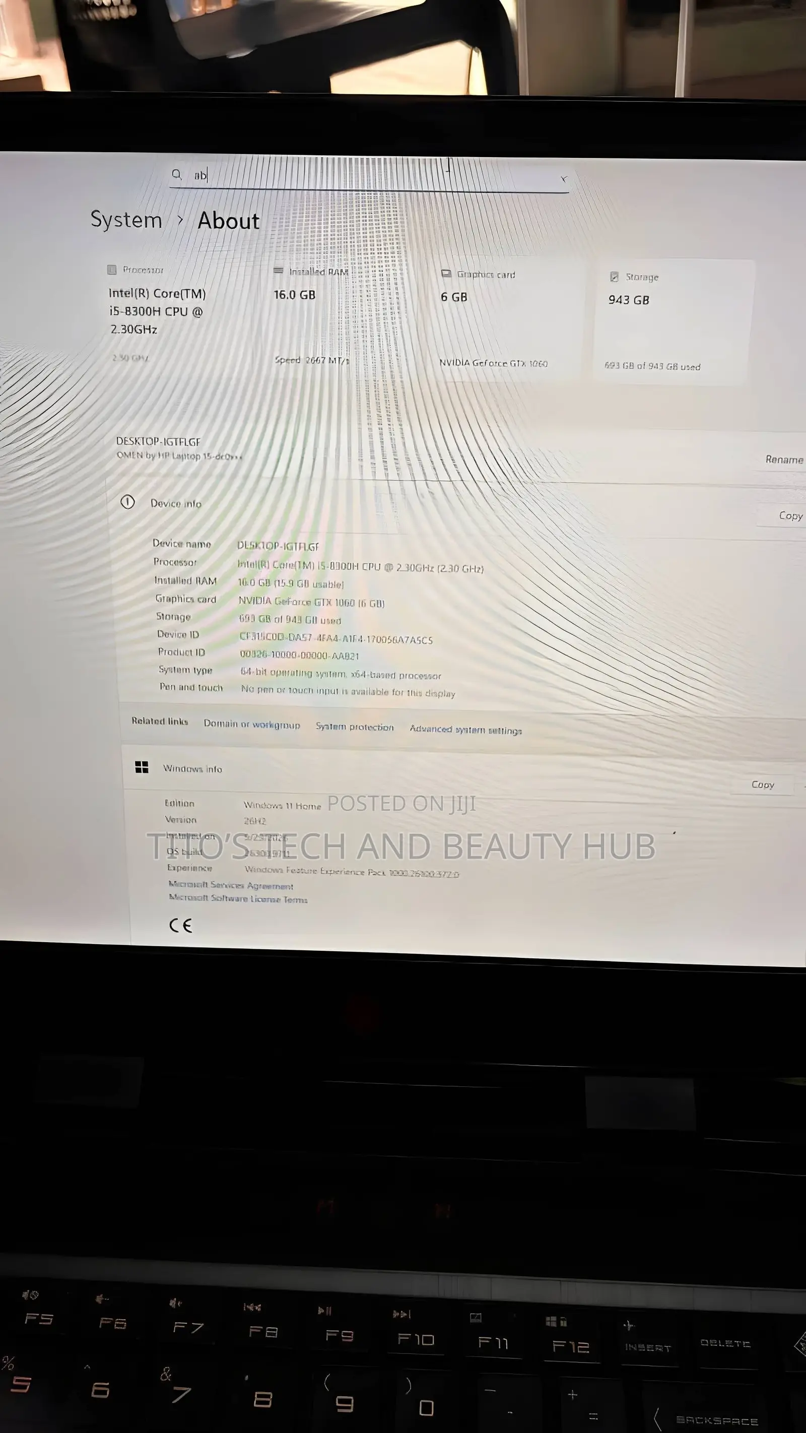 Laptop HP Omen 15 16GB Intel Core i5 HDD+SSD 1T