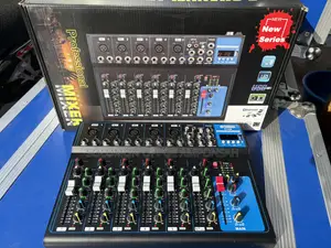 7-Channel Professional Live Audio Mixer Console