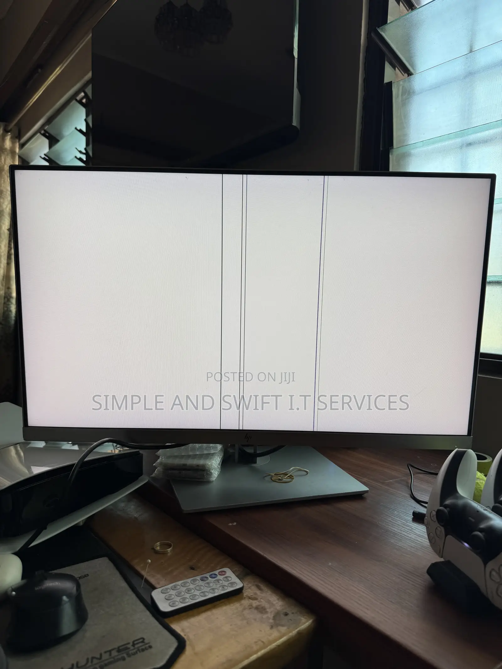 27” HP E273 Monitor With LINES on Screen